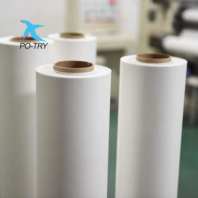 PO-TRY Digital Sublimation Transfer Paper Wholesale Fashion Printing 30cm Double Side Heat Dtf Film Transfer Paper For t-Shirts