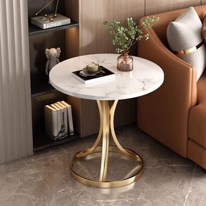 Coffee <b>Tables</b> Marble Oak Nordic Accent End <b>Sofa</b> Metal Gold Round Modern Luxury Set Living Room Furniture Coffee <b>Side</b> <b>Tables</b> - Product Image 1