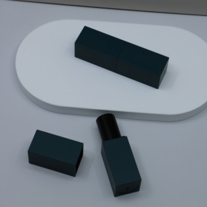 Yuecai Tubetti per Rossetto Magnetici Quadrati Opachi Teal Twist-up, Tubetti per Balsamo Labbra, Contenitori per Profumo Solido, Tubetti per Olio Labbra, Blush Stick Vuoti - Product Image 5