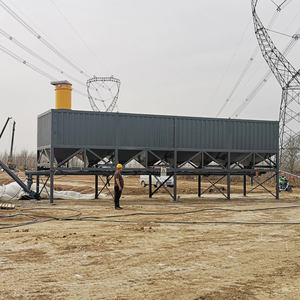 Células de carga de silo de cemento pequeño de 3m3, tolva de bolsa grande, indicador de pesaje, máquina de polvo con cojinete de caja de cambios de motor central - Product Image 3