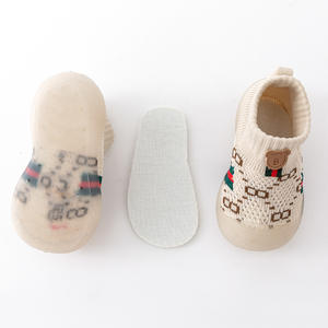 Usine 1-3 ans antidérapant sol tissé enfant en bas âge garçon bébé chaussures chaussures décontractées bébé chaussures chaussette - Product Image 4