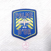 Patch de broderie de conception de carte arrière personnalisation accessoire de vêtement décoration en tissu pour enfants conception mignonne