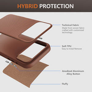 Nuova Custodia TechWoven con Bottone Magnetico in Metallo per <span class=keywords><strong>iPhone</strong></span> 17 Pro Max, Antiurto e Antigraffio, <span class=keywords><strong>Cover</strong></span> per Cellulare per <span class=keywords><strong>iPhone</strong></span> Air - Product Image 5