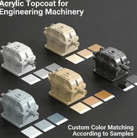 Service de correspondance des couleurs de peinture pour machines de construction et appareils électroménagers avec couche de finition acrylique personnalisée pour climats à températures élevées – Solution tout-en-un