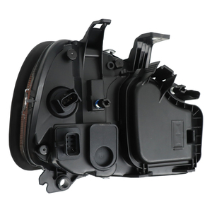 Sepasang lampu depan dengan bohlam cocok untuk Freightliner <span class=keywords><strong>Columbia</strong></span>, penutup hitam - Product Image 4