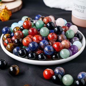 หินควอตซ์ทรงกลมขนาดเล็ก16มม. หินบำบัด fengshui ขัดเงา - Product Image 5