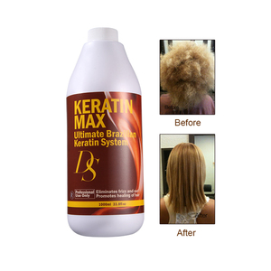Traitement lissant pour cheveux à la kératine brésilienne hydrolysée naturelle, kératine pour réparer les cheveux abîmés - Product Image 1