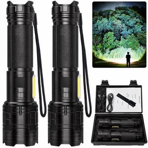 Linterna Táctica LED Recargable de Alta Luminosidad, Súper Brillante, Pequeña y Potente, con Función de Memoria, 6 Modos, Regalos para Hombres - Product Image 3