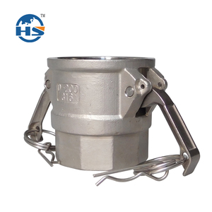 Instalación de tuberías de acero inoxidable Manguera rápida acoplada Autoajuste Camlock Acoplamiento Leva y ranura Ajuste de manguera Tamaños totales - Product Image 4