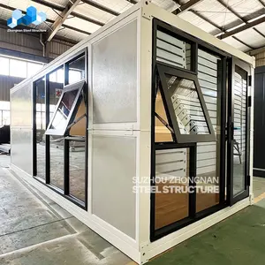 Zhongnan Móvil 20 pies casa barata dormitorio de lujo portátil plegable pequeña casa prefabricada modular prefabricada casa contenedor plegable - Product Image 2