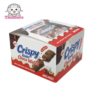 Bâtonnets de gaufrettes croustillantes au chocolat, biscuits fourrés au chocolat, collation sucrée pour enfants, vente en gros ODM, fournisseur d'usine OEM - Product Image 4