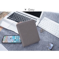 Personnalisable personnalisé A6 taille planificateur pochette gris zippé planificateur couverture
