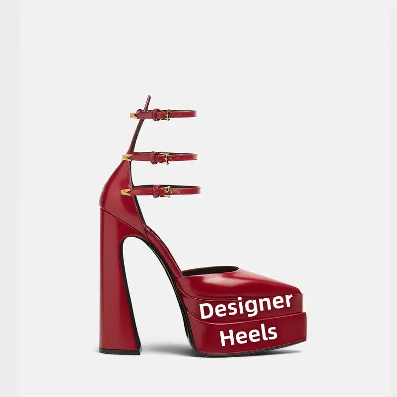 Ladies clear female sexy high designer heels women famous brands sandals rhinestones women luxury heels for ladies