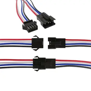 Length 10CM 15CM 20CM JST SM 4Pin 4P Male to Female Jack Socket Plug Pigtail Wire Cable Connector
