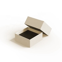 Boîte à bijoux en carton, tiroir coulissant, boîte en papier avec mousse noire pour l'emballage de bijoux
