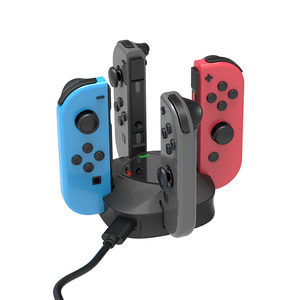 HONSON 4 en 1 Usine En Gros Station De Recharge Dock Joystick Contrôleur pour Nintendo Switch joycon avec Indicateur Led