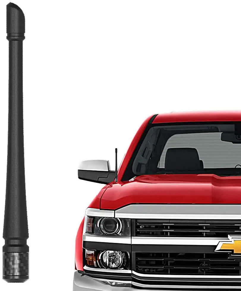 Antenne Kompatibel mit 2007-2022 Jeep Wrangler JK JKU JL JLU Rubicon Sahara Gladiator 7 Zoll flexible Gummi antenne