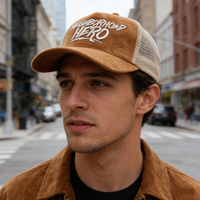 Sombrero de conductor de camión 3D de malla tostada personalizada con logotipo Estilo deportivo de moda para hombres para actividades al aire libre de verano Playa y viajes
