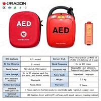 Défibrillateur externe automatisé (DEA) Dragon OEM haute efficacité avec charge rapide en 8 secondes pour le sauvetage en cas d'arrêt cardiaque brusque