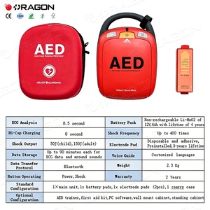 Desfibrilador Externo Automático (DEA) Dragon OEM <span class=keywords><strong>de</strong></span> Alta Eficiencia con Carga Rápida <span class=keywords><strong>de</strong></span> 8s para Rescate <span class=keywords><strong>de</strong></span> <span class=keywords><strong>Paro</strong></span> <span class=keywords><strong>Cardíaco</strong></span> Súbito - Product Image 4