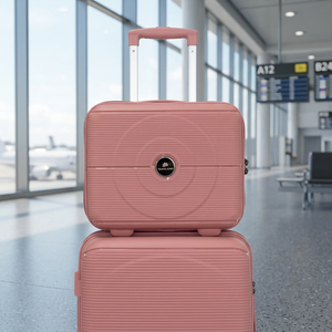 Juego de Maletas Rígidas de Polipropileno Antirrobo, Duraderas, Elegantes y de Lujo, con Ruedas Giratorias de 360°, Candado Digital TSA, Trolley Premium - Product Image 3