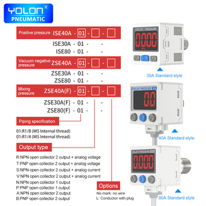 SMC loạt zse/ise30a-01-n-l ZSE30A-01-P-L hiển thị kỹ thuật số công tắc áp suất điện tử công tắc áp suất kỹ thuật số - Product Image 5