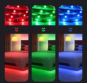 2M-5M 5V TV Backlight RGB LED Strip Light SMD 5050 30LEDs/m <b>USB</b> Light Strings with 24 <b>Keys</b> Remote Control - Product Image 2