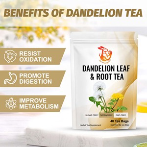 Polvo de Raíz de Diente de León OEM ODM - Suplemento Alimenticio Natural para Desintoxicación y Relajación 80g/bolsa - Product Image 2