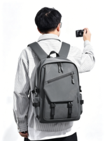 Sac à dos pour ordinateur portable pour hommes et femmes, léger, pour l'école, les voyages, le quotidien, avec compartiment pour ordinateur