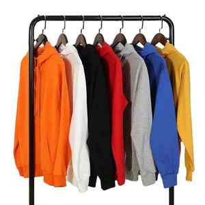 OEM fabricante de muestras gratis hombres sudadera 100% algodón peso pesado personalizado Puff pantalla impresión de gran tamaño pulóver Zip sudaderas con capucha - Product Image 1