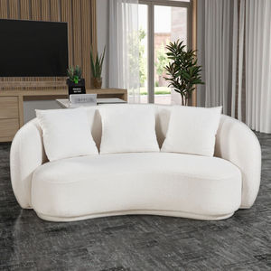 Canapés Deux Places Modernes et Élégants Sur Mesure en <span class=keywords><strong>Tissu</strong></span> avec Rembourrage en Éponge, Ensembles de Canapés pour Hôtels et Villas - Product Image 3