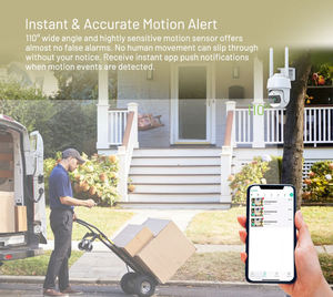 CloudEge 3MP <span class=keywords><strong>WIFI</strong></span> Outdoor Pan Tilt <span class=keywords><strong>Camera</strong></span> De Seguridad colore notte Motion Tracking Sin Fila Para El Hogar Exterieur Sensor <span class=keywords><strong>CMOS</strong></span> - Product Image 5