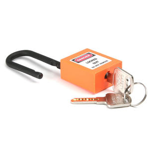 38mm Oem कस्टम रंगीन नायलॉन हथकड़ी ताला कुंजी एक जैसे Tagout Loto सुरक्षा ताला - Product Image 6