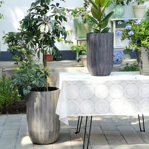 Résine plastique épaisse extérieur intérieur jardin arbre planteur carré imiter ciment <span class=keywords><strong>grès</strong></span> grands Pots de fleurs fabricant à vendre - Product Image 3