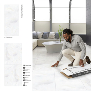 9mm Thick Episodi Ivory Glazed Porcelain Floor <b>Wall</b> Tiles For Outdoor Project - Product Image 6