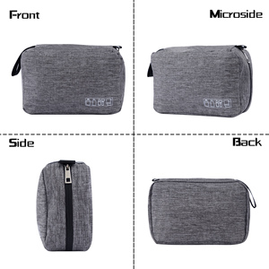 MOQ 1 pz Logo personalizzato uomo donna appesa borsa da toilette <span class=keywords><strong>Organizer</strong></span> con gancio accessori da viaggio bagno trucco cosmetico borsa da bagno - Product Image 5