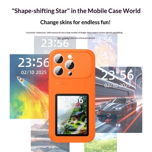 Étui de téléphone intelligent de luxe avec IA et NFC pour iPhone 17/16/15/14 Pro Max avec écran couleur Max - Product Image 2