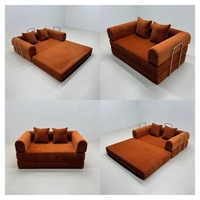 Modulares Ecksofa-Set, Mehrzweck-Kleines Schlafsofa, Komprimiertes Stoff-Sitzsacksofa für Wohnzimmer