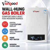 Chaudière murale à condensation à gaz pré-mélangée complète 24kW 28kW 32kW, chaudière combinée pour chauffage domestique et système de radiateurs à eau chaude
