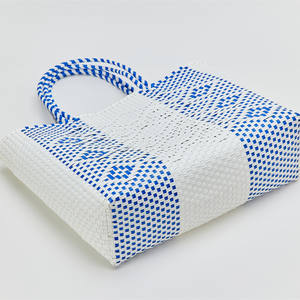 Bolsa Tejida de Plástico Hecha a Mano de Nuevo Diseño, Bolsa de Mercado Tejida a Mano de Plástico - Product Image 6