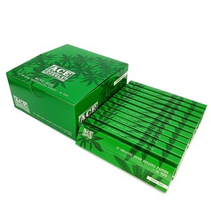 Papel de liar OEM ACE Hemp King Size en libreta con 32 filtros, papel para fumar tabaco, papel de liar cigarrillos, papeles de liar personalizados - Product Image 1