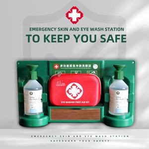 En stock avec trousse de premiers secours, flacon de lavage oculaire de 500 ml avec gobelet pour les yeux, flacon de lavage oculaire d'urgence - Product Image 5