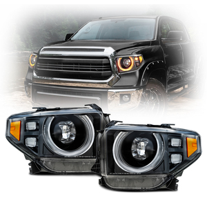 Kit de Faros Delanteros Bi-LED para Tundra 2014-2021, Faros Delanteros con Luz de Circulación Diurna, Cumplen con la Normativa DOT, para Toyota Tundra 14-21 - Product Image 1