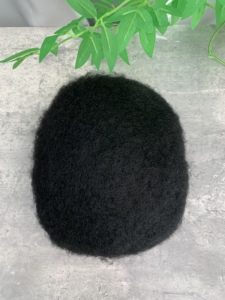 ระบบ<span class=keywords><strong>ผม</strong></span>ทดแทนสำหรับผู้ชาย HZ090 Afro Curly ทำจากผมแท้  ฐานลูกไม้เต็ม  วิกผมท็อปเปอร์สำหรับผู้ชาย ทำจากผมแท้ Remy - Product Image 2