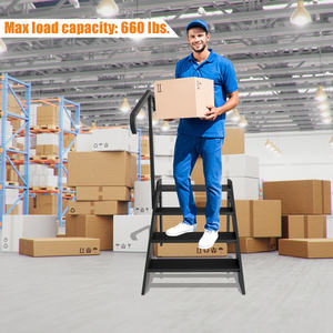 Escalones Plegables para Interiores de Autocaravanas DB, 4 Escalones, Pasamanos Antideslizante, Altura Ajustable, Diseño Moderno para Acceso a Jacuzzi - Product Image 5