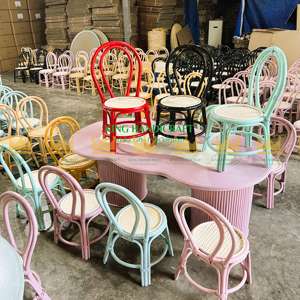 Silla de ratán ecológica hecha a mano moderna y duradera para niños, asientos elegantes para jugar, dormitorio, sala de estar al aire libre, cocina - Product Image 6