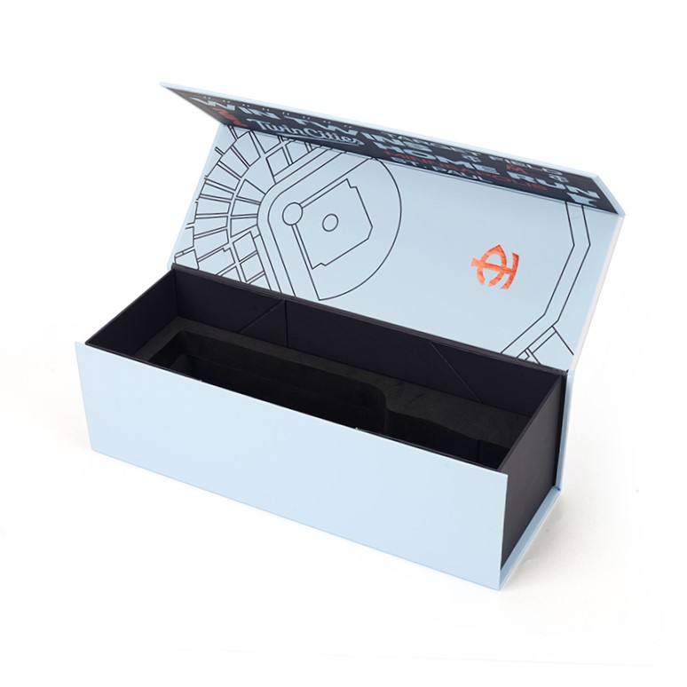 Caja de libro con tapa adhesiva