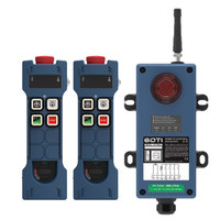 Télécommande de grue à vitesse unique, 10 canaux, étanche, antichoc, portée de contrôle de 100 m, utilisation universelle GT-LS10