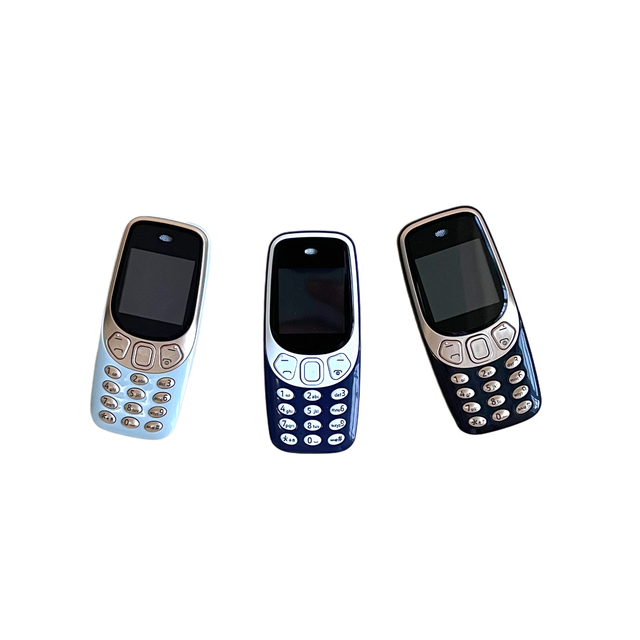 Q3308 3 SIM 3 Standby Mini Phone With Magic Voice Retro Telephone Unlocked Phone Feature Phone for Elderly Kids