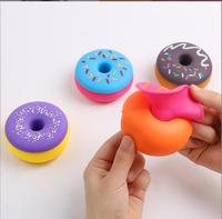 Squishies Kawaii sous licence, aliments simulés, jouets anti-stress unisexes, donuts moelleux